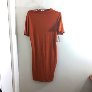 Orange dress